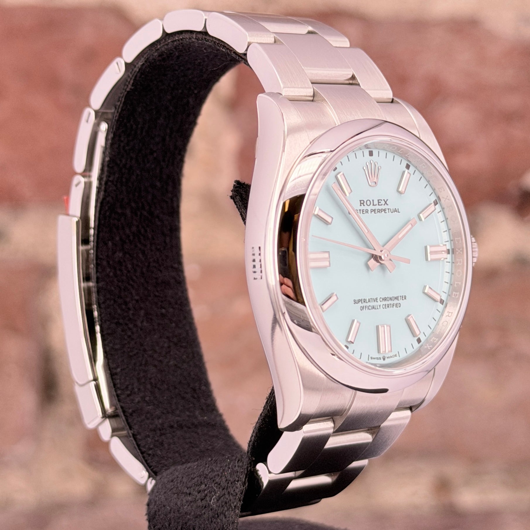 Rolex Oyster Perpetual 36 - Türkises Zifferblatt Tiffany, Modell 2026, Ref.126000