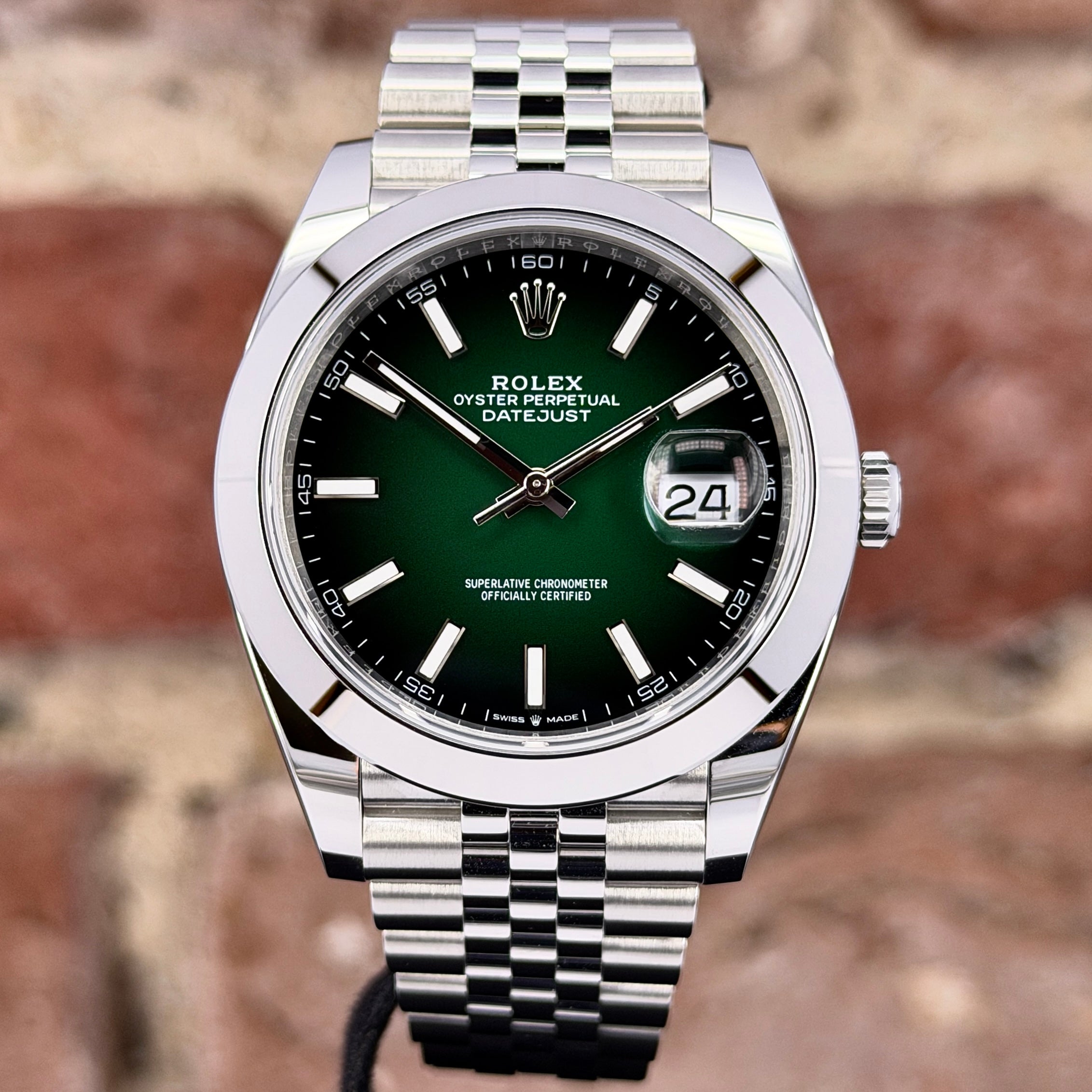 Rolex Datejust 41 - Grünes Ombré Zifferblatt, Ref.126300 Modell 2026