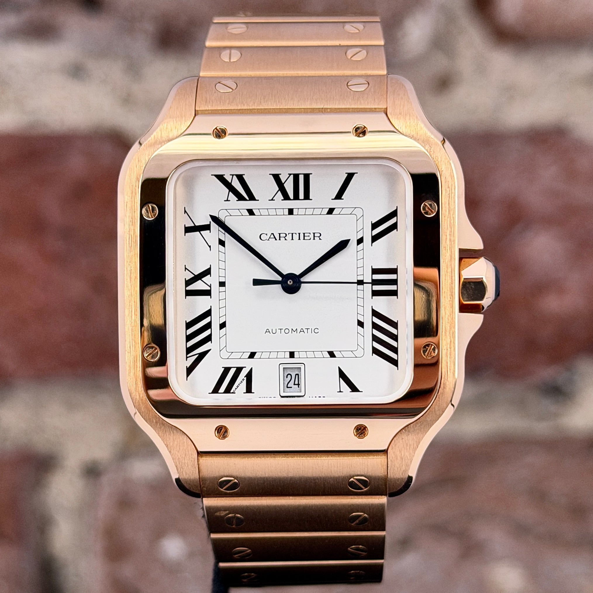 Cartier Santos - Weißes Zifferblatt, Ref.WGSA0018, Modell 2022