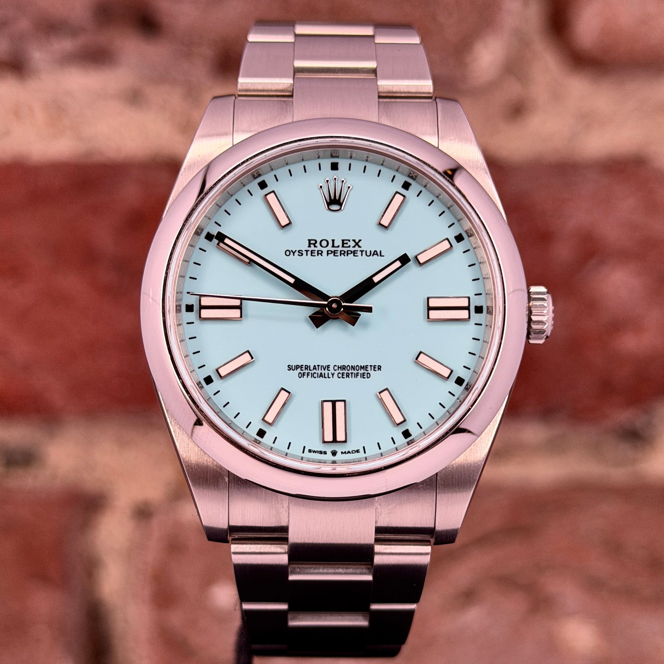 Rolex Oyster Perpetual 41 - Türkises Zifferblatt `Tiffany`, Modell 2020, Ref.124300