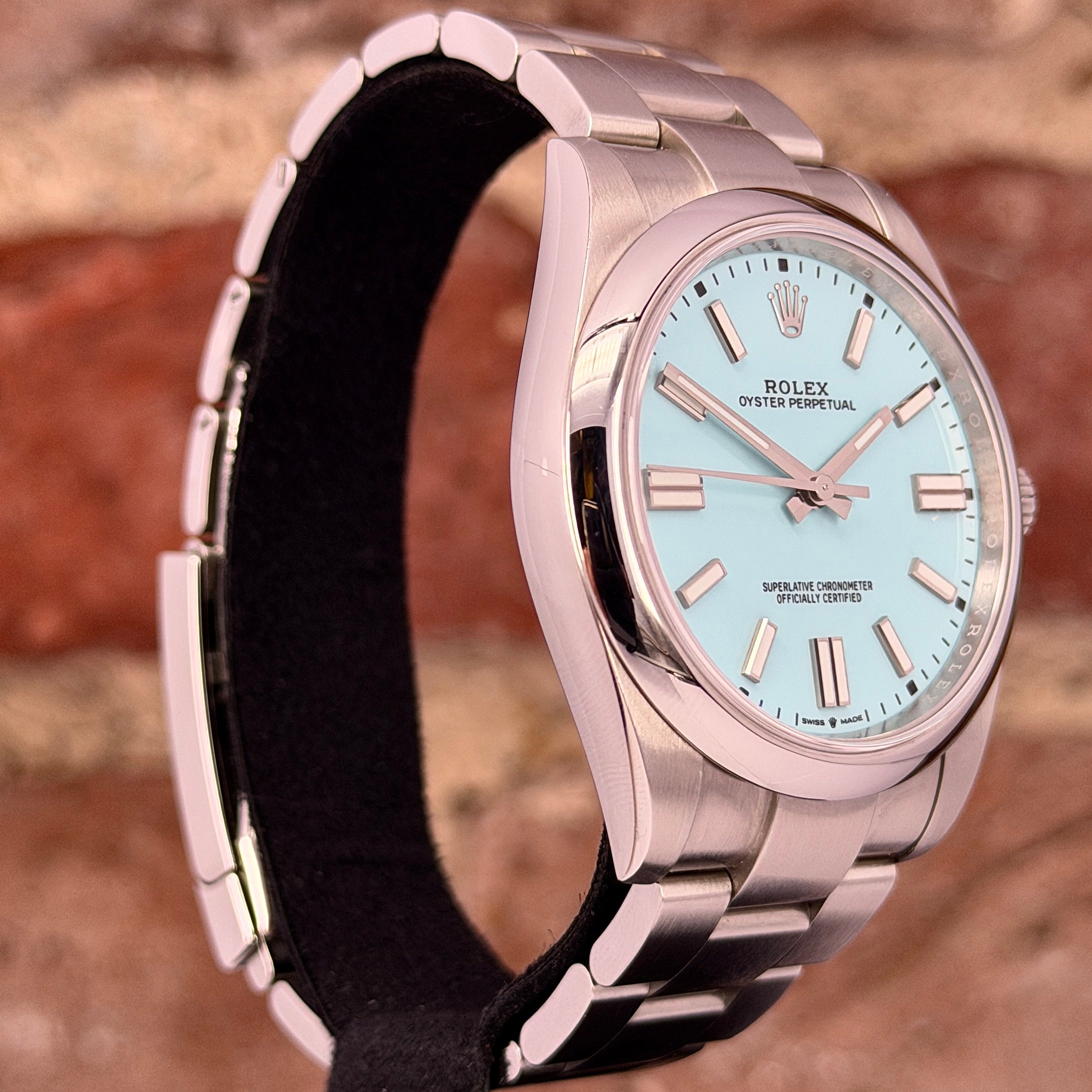 Rolex Oyster Perpetual 41 - Türkises Zifferblatt `Tiffany`, Modell 2020, Ref.124300