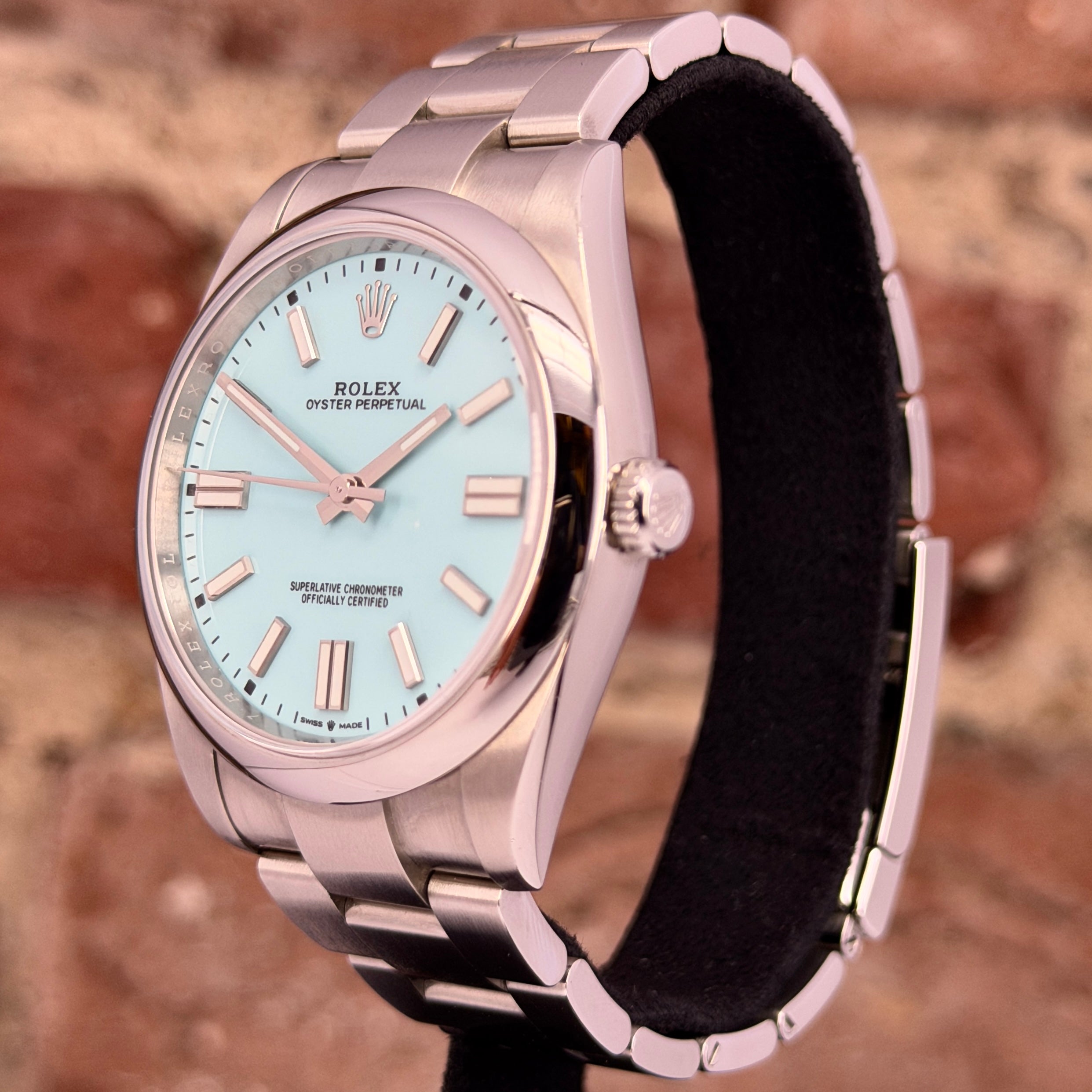 Rolex Oyster Perpetual 41 - Türkises Zifferblatt `Tiffany`, Modell 2020, Ref.124300
