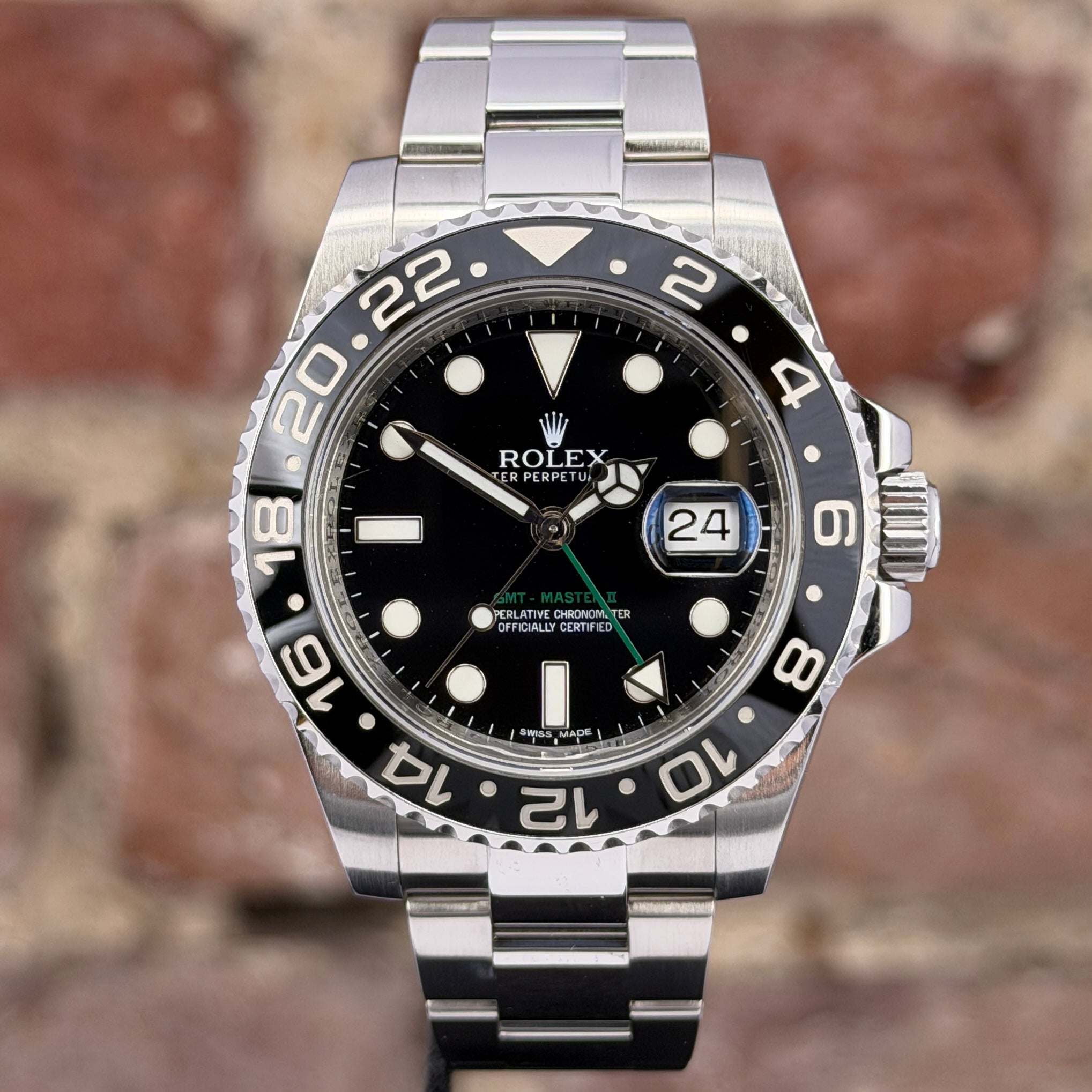 Rolex Gmt Master II - Schwarzes Zifferblatt, Modell 2013, Ref.116710LN