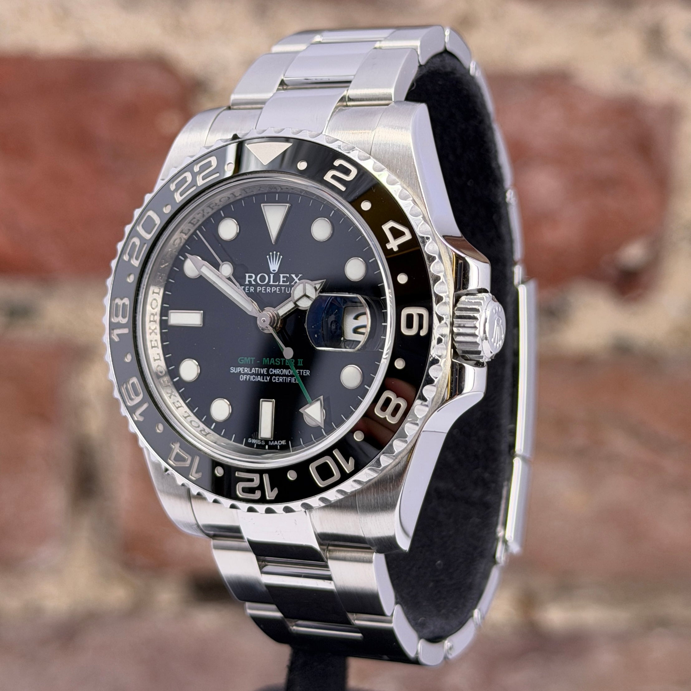 Rolex Gmt Master II - Schwarzes Zifferblatt, Modell 2013, Ref.116710LN