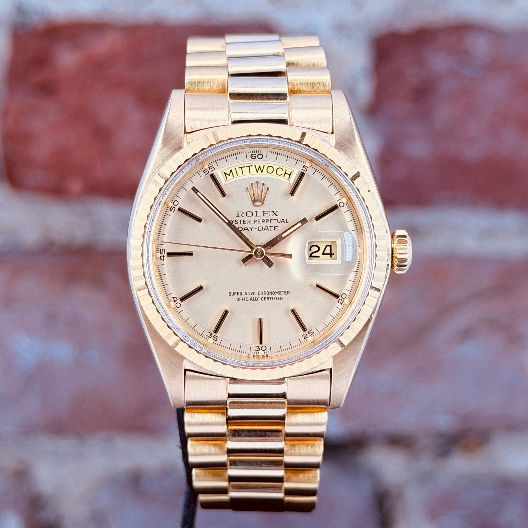 Rolex Daydate 36 - Champagner Ziffernblatt, Model 1974, Ref. 1803