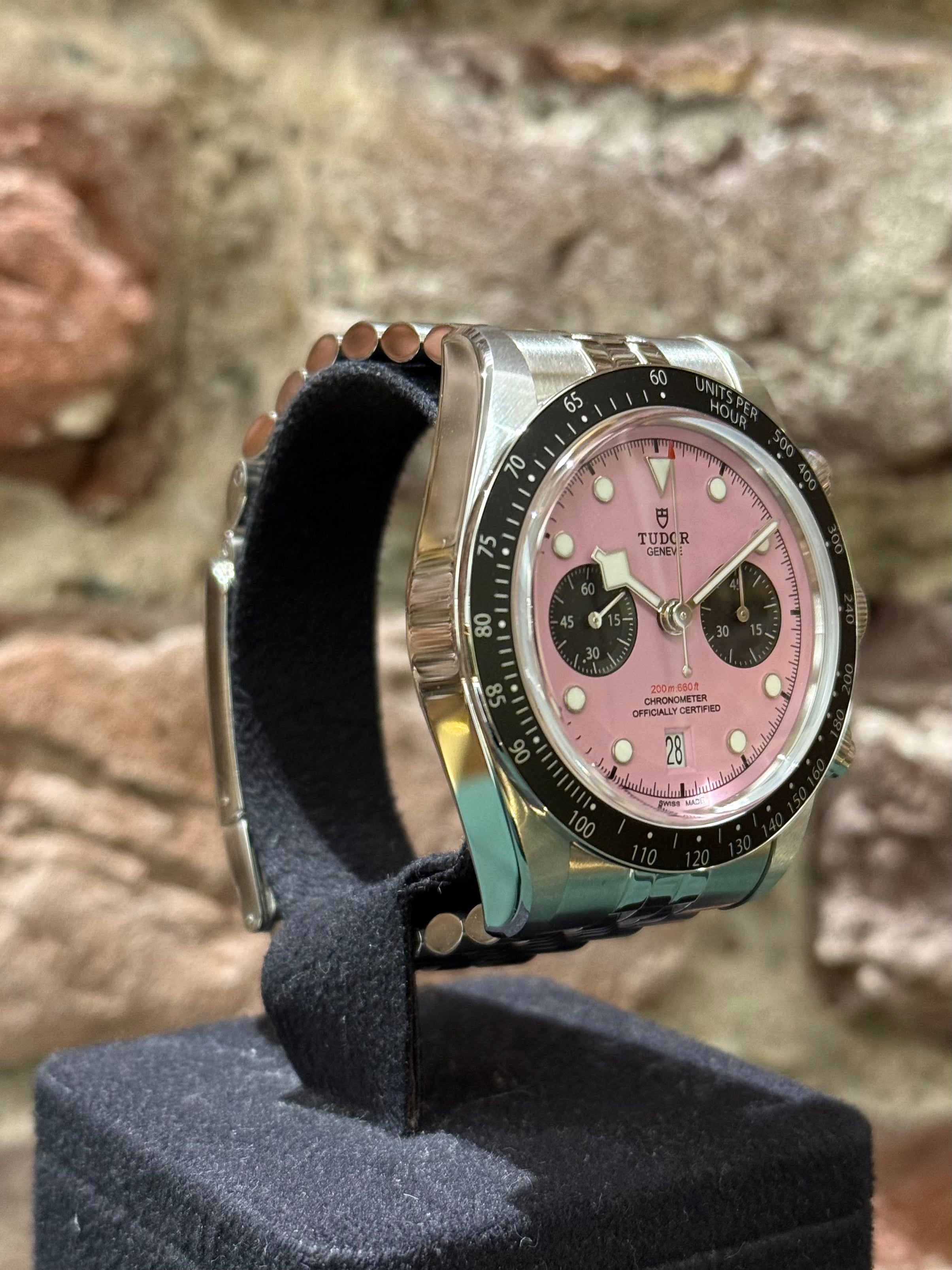 Tudor Black Bay Pro 41 - Pinkes Zifferblatt, Modell 2025, Ref.79360N