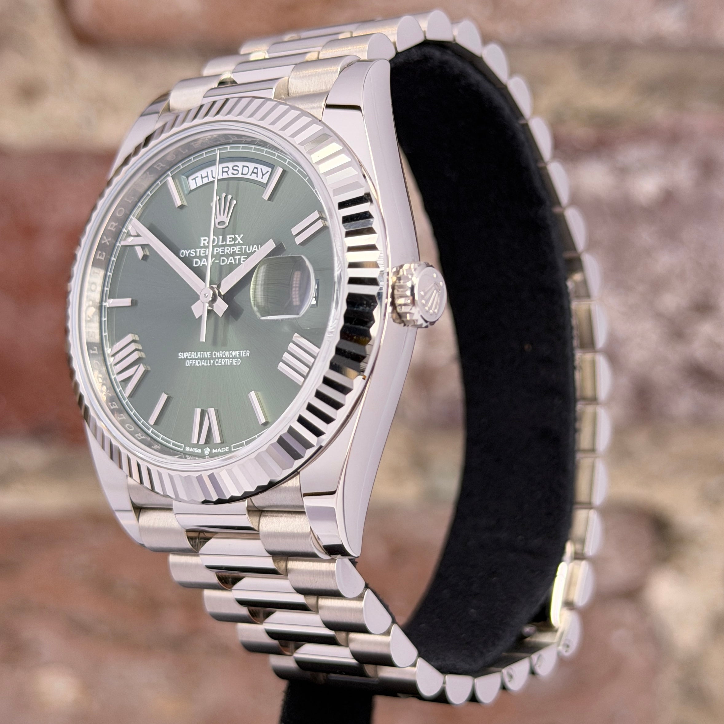 Rolex Day Date 40 – Grünes Zifferblatt , Modell 2022, Ref. 228239