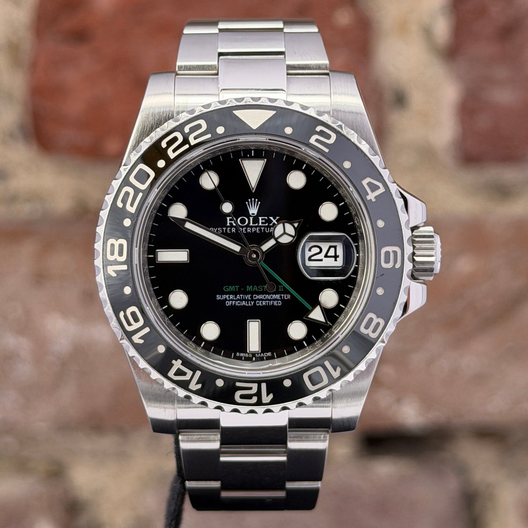 Rolex Gmt Master 40 - Schwarzes Zifferblatt, Modell 2014, Ref.116710LN