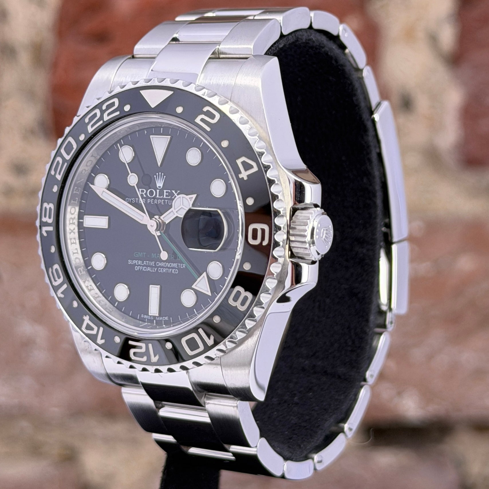 Rolex Gmt Master 40 - Schwarzes Zifferblatt, Modell 2014, Ref.116710LN