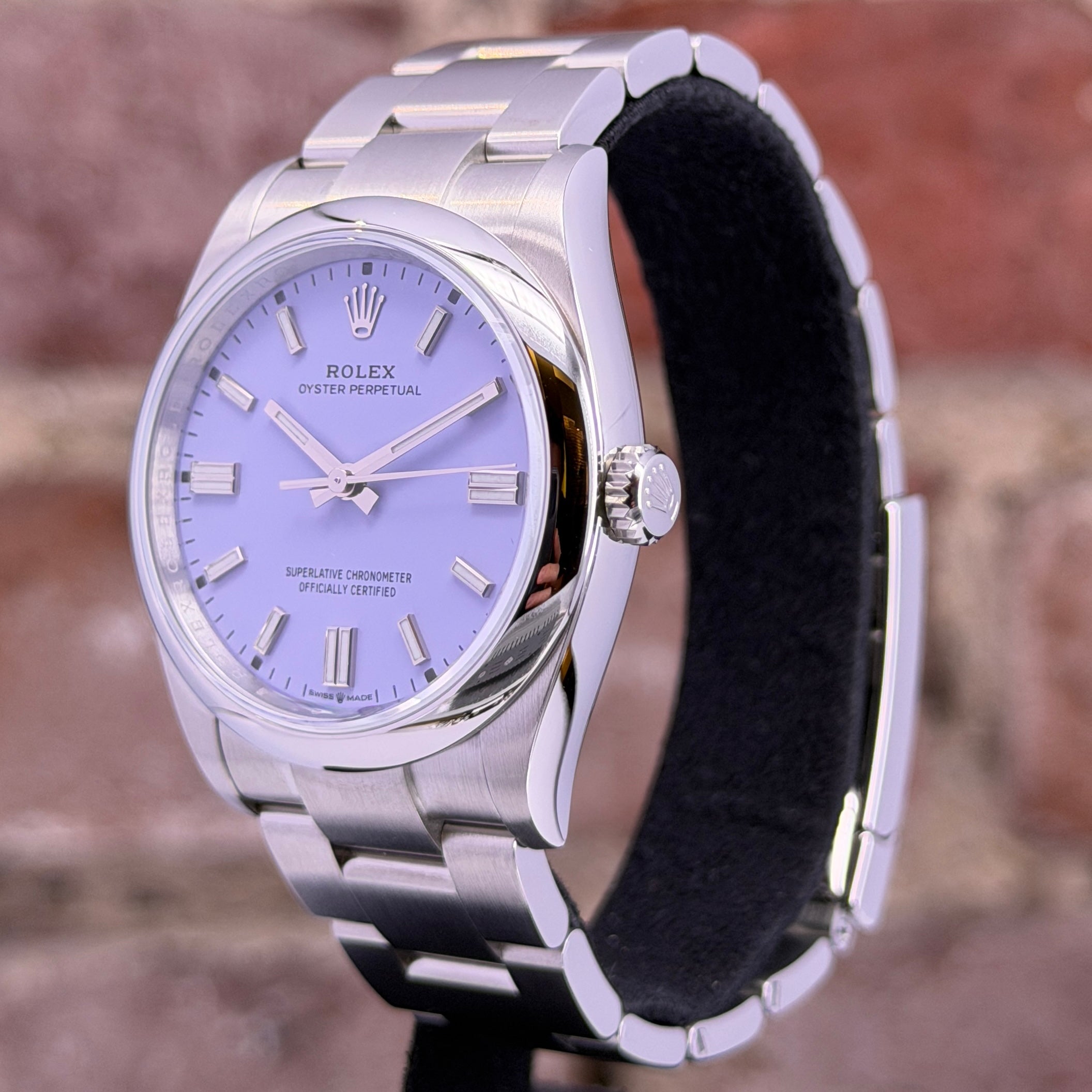 Rolex Oyster Perpetual 36 - Lavender Zifferblatt, Modell 2026, Ref.126000