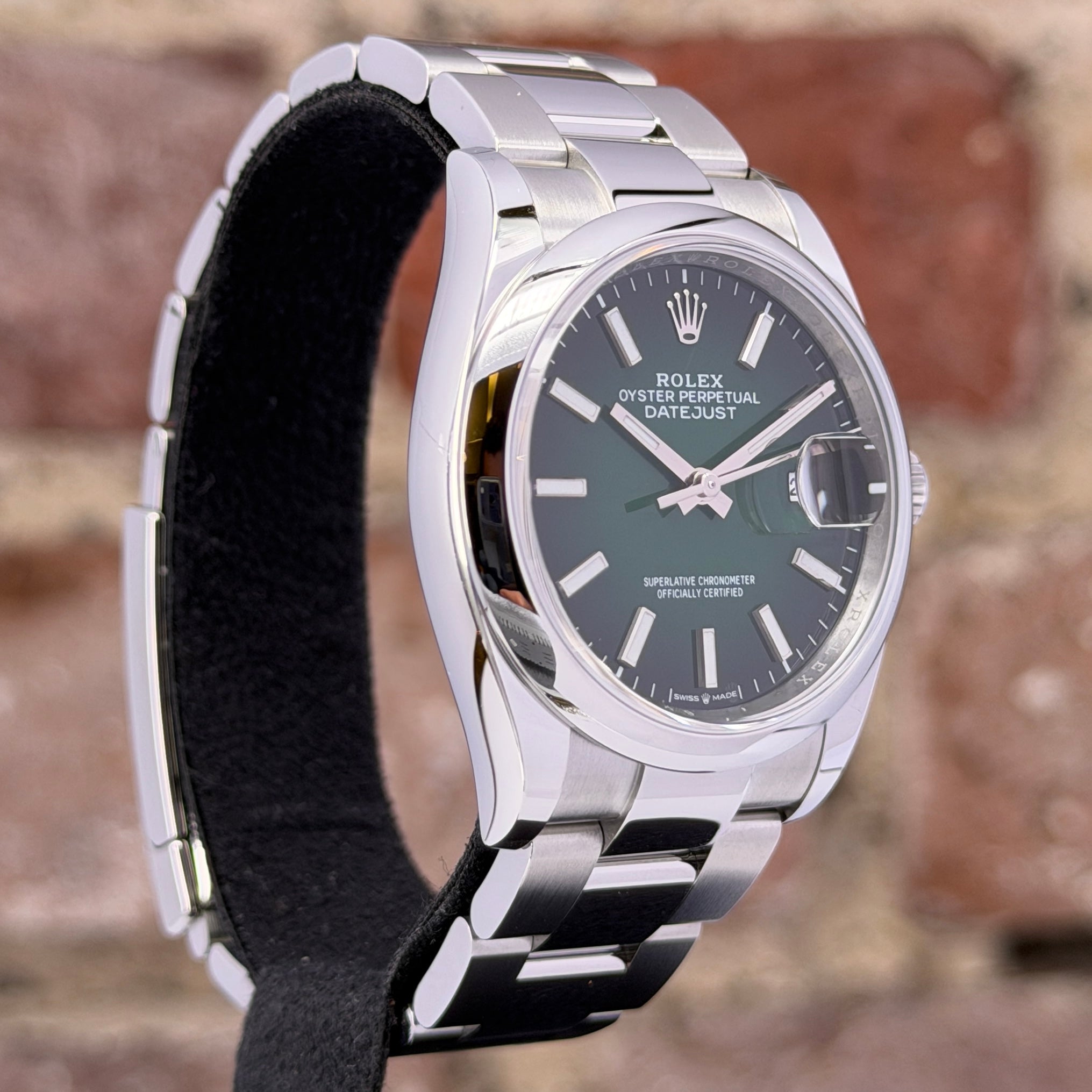 Rolex Datejust 36 - Grünes Ombré Zifferblatt, Modell 2026, Ref. 126200