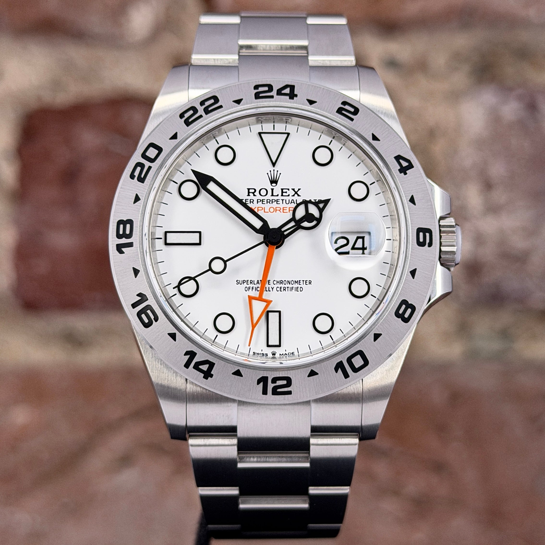 Rolex Explorer II - Weißes Zifferblatt, Modell 2022, Ref.226570