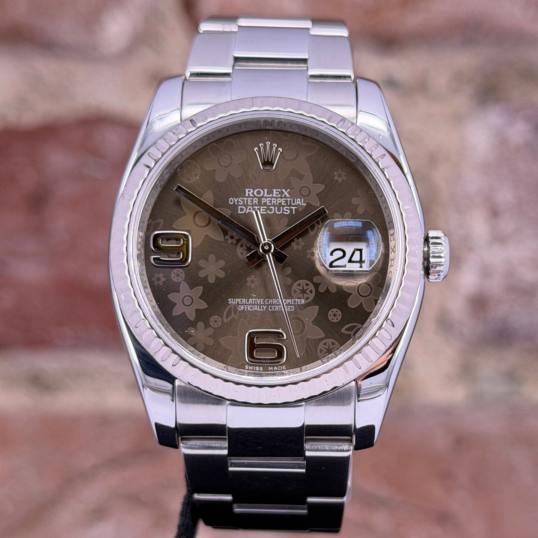 Rolex Datejust 36 -Braunes Lotus Zifferblatt , Modell 2012, Ref. 116234