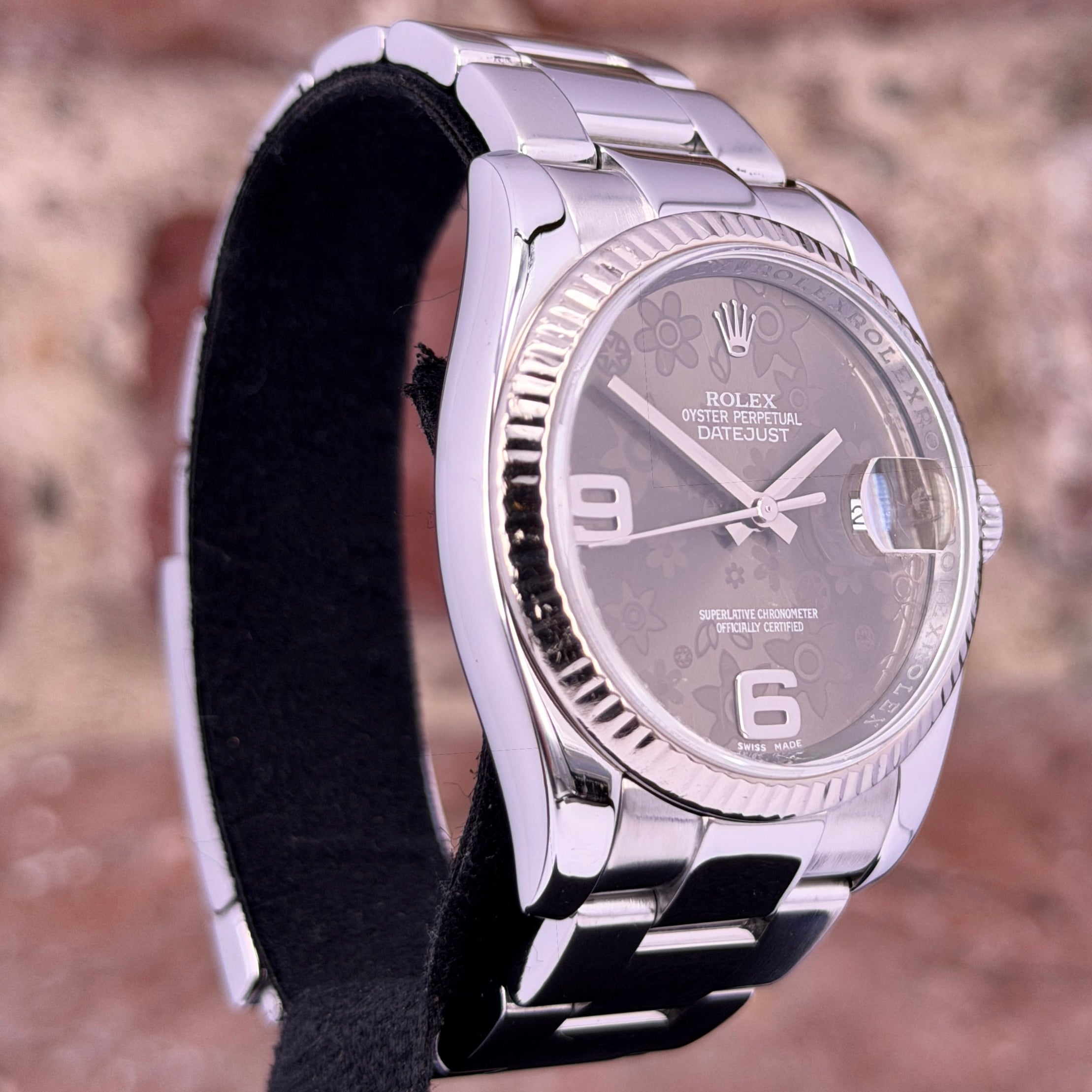 Rolex Datejust 36 -Braunes Lotus Zifferblatt , Modell 2012, Ref. 116234