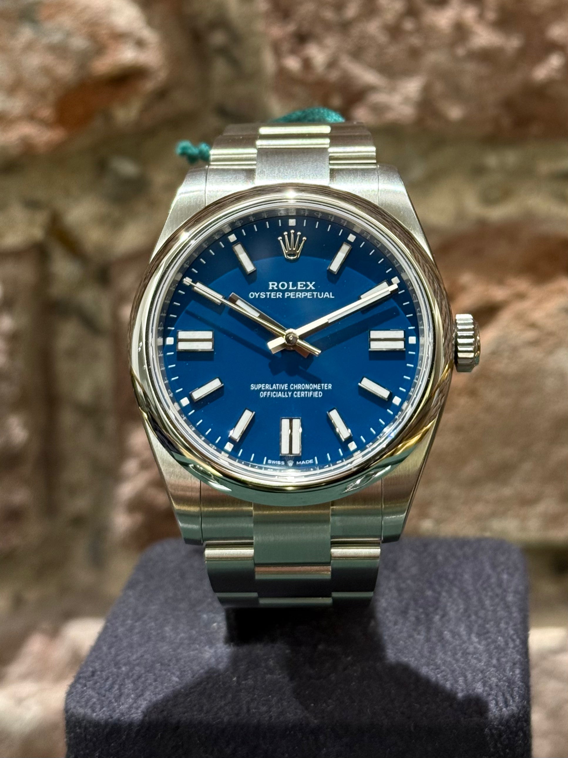 Rolex Oyster Perpetual 41 - Blaues Zifferblatt Modell 2025, Ref. 134300