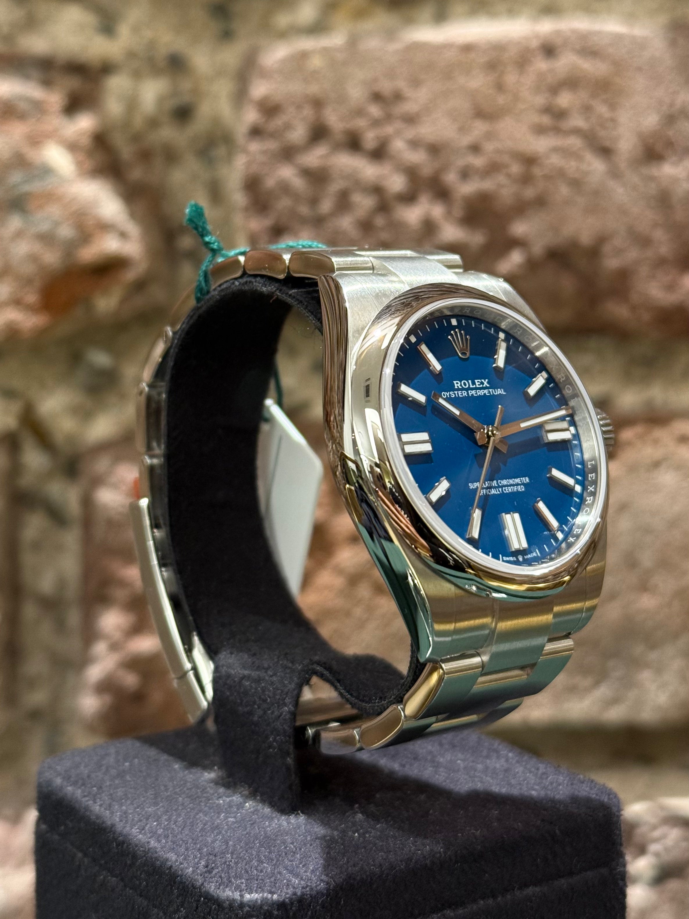 Rolex Oyster Perpetual 41 - Blaues Zifferblatt Modell 2025, Ref. 134300