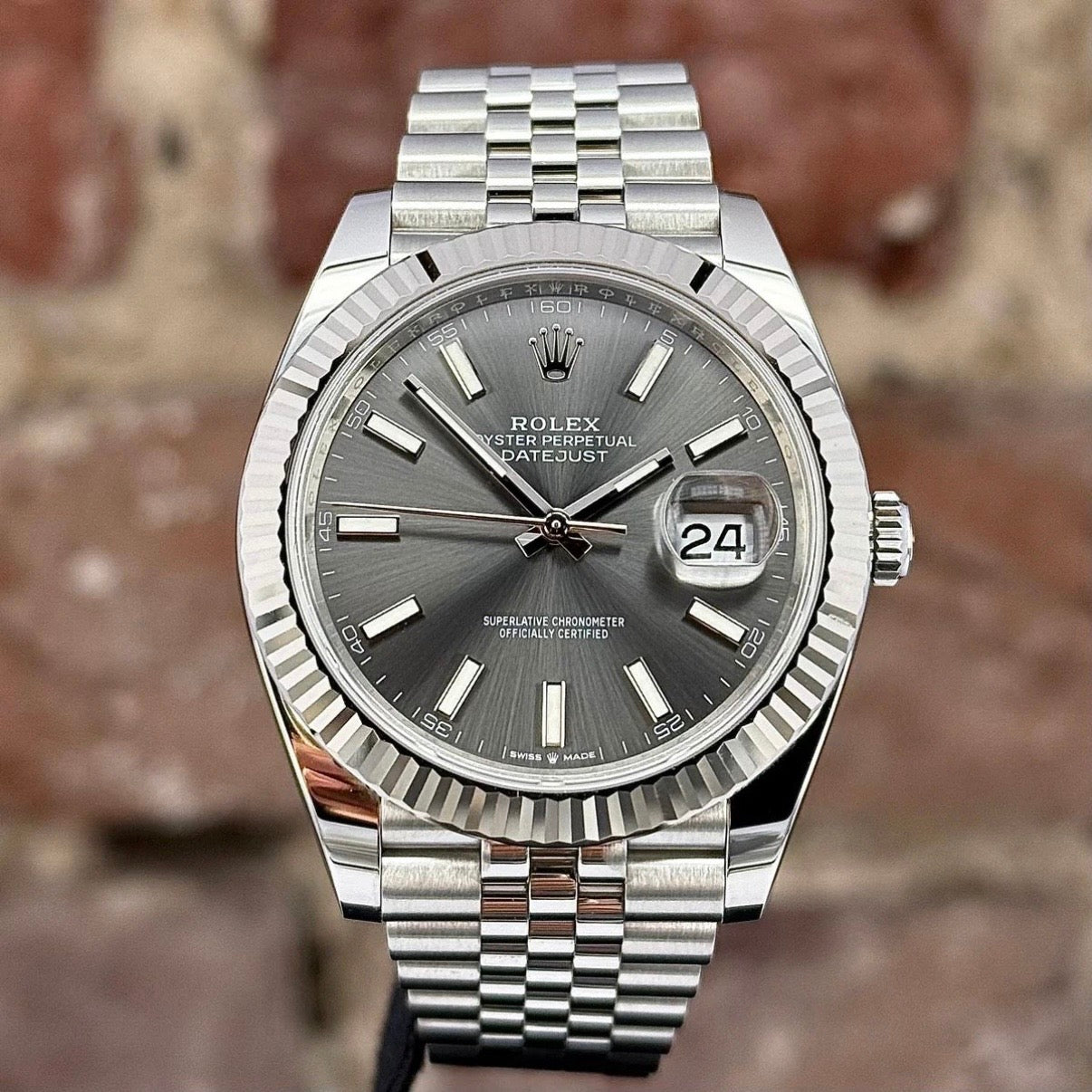 Rolex Datejust 41 - Graues Zifferblatt, Modell 2023, Ref. 126334