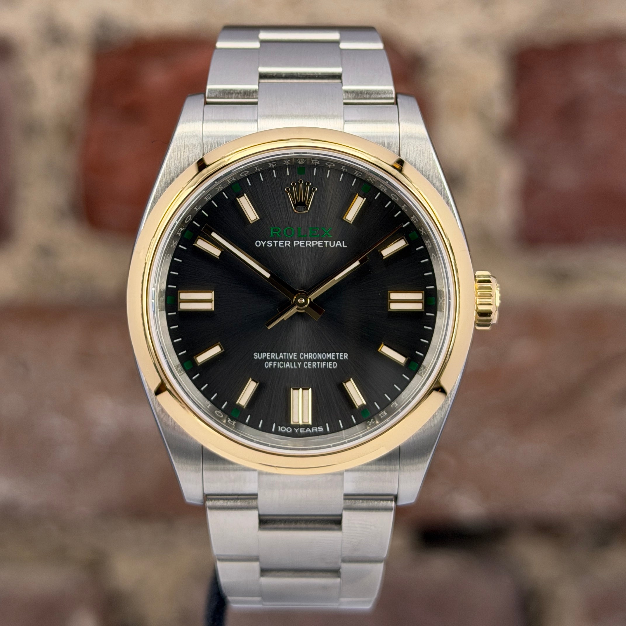Rolex Oyster Perpetual 36 - Graues Zifferblatt `100 Jahre`, Modell 2026, Ref.126003