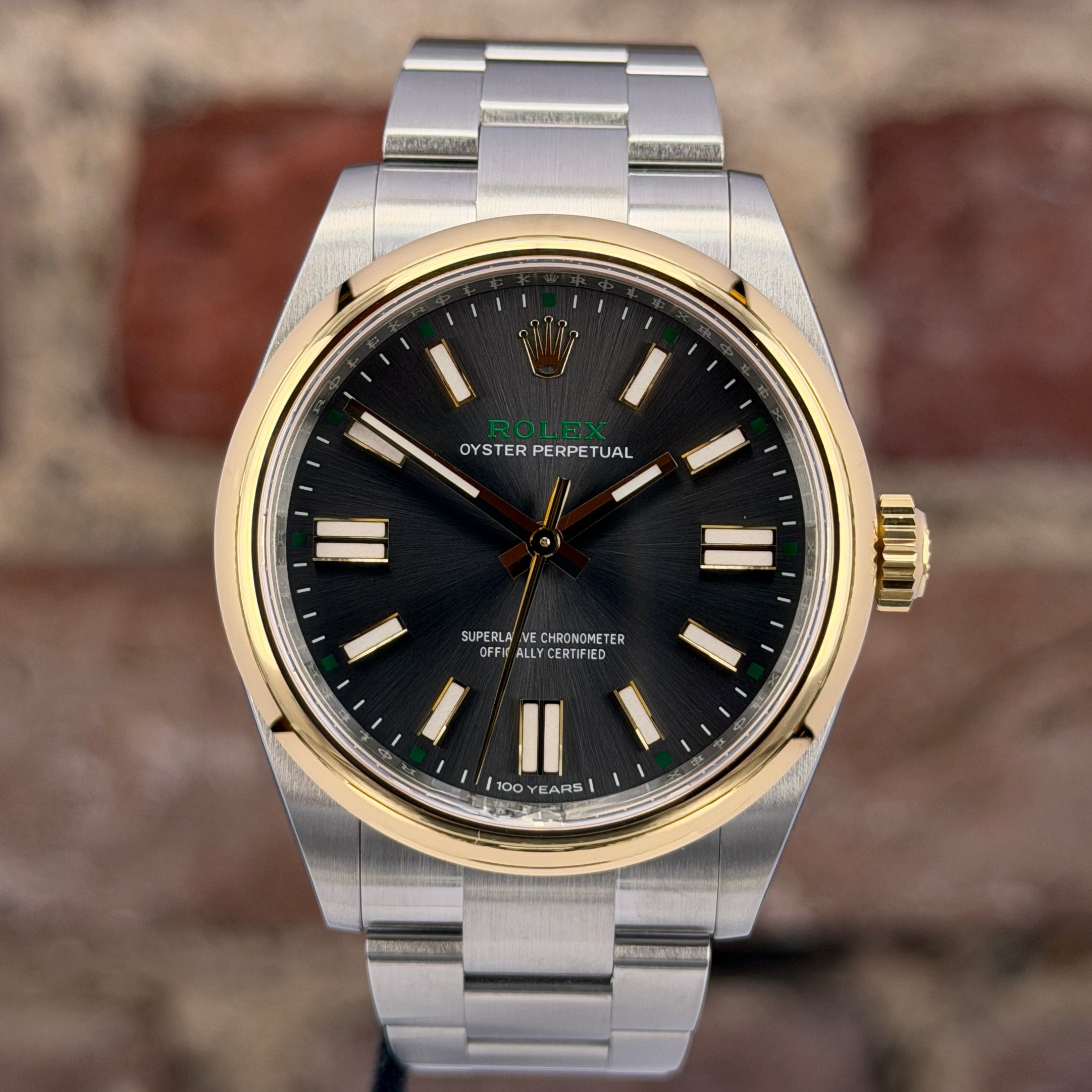 Rolex Oyster Perpetual 41 - Graues Zifferblatt ´100 Jahre`, Modell 2026, Ref.134303