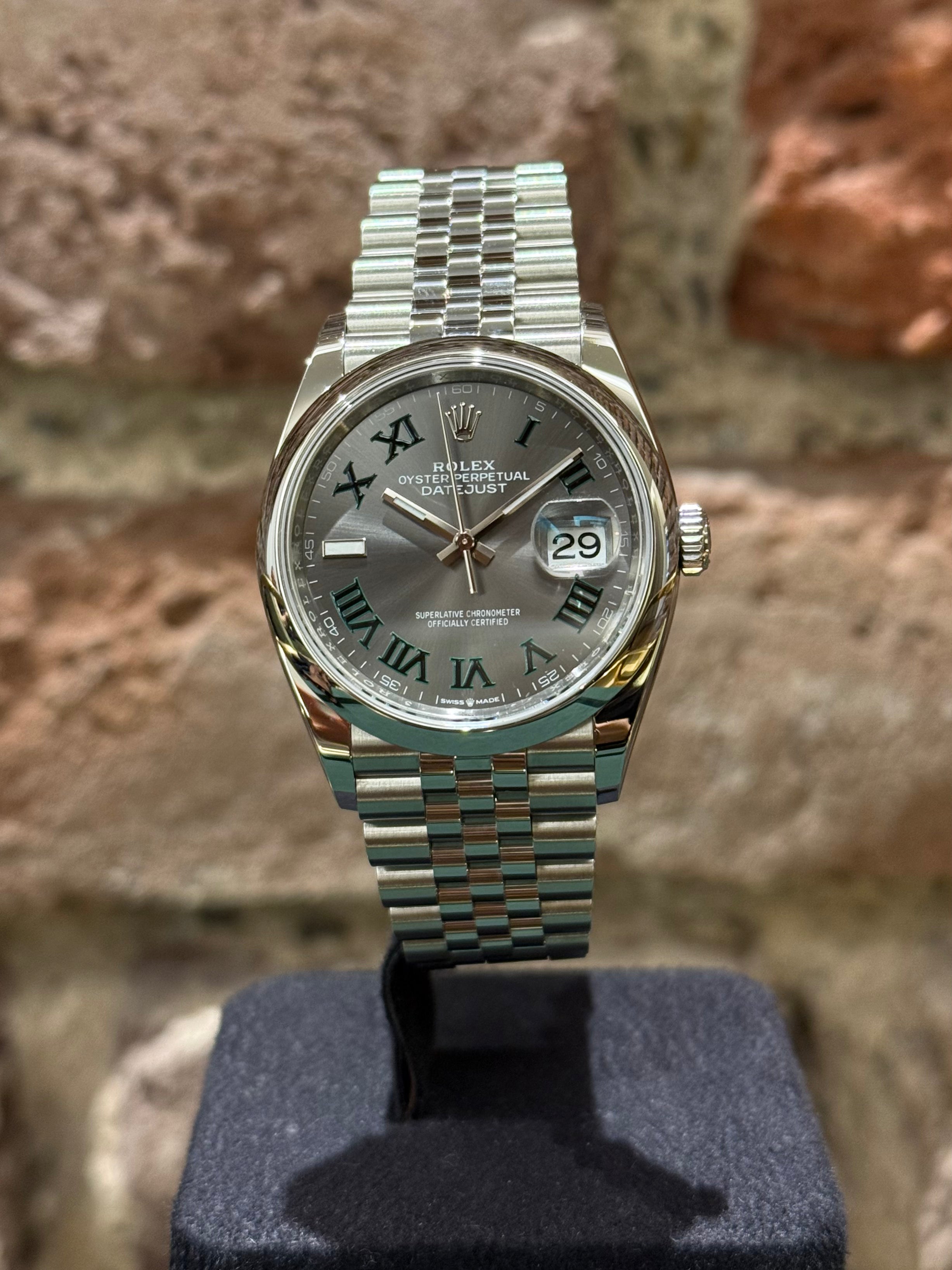 Rolex Datejust 36 - Graues Zifferblatt Wimbledon, Modell 2025, Ref. 126200