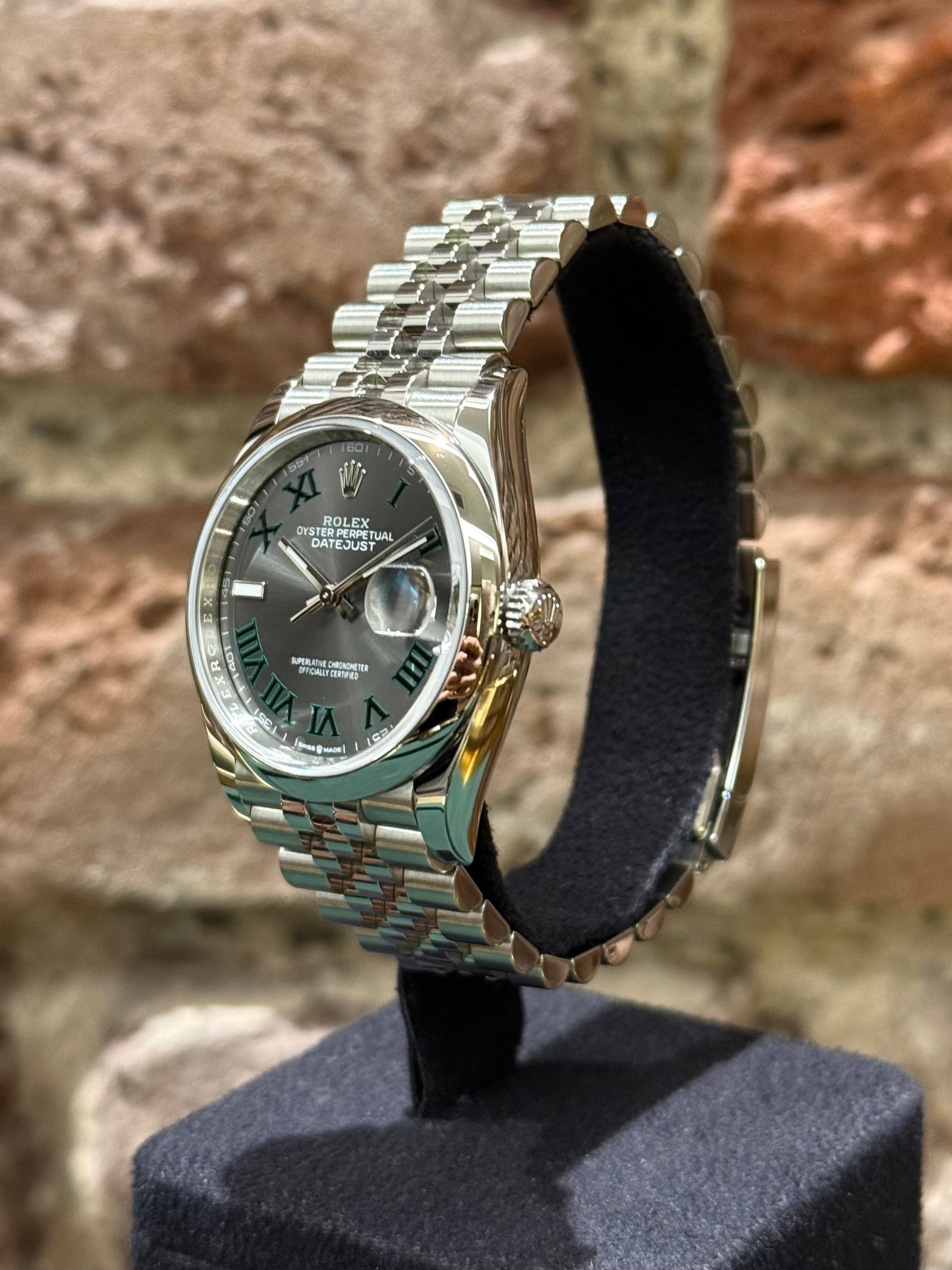 Rolex Datejust 36 - Graues Zifferblatt Wimbledon, Modell 2025, Ref. 126200