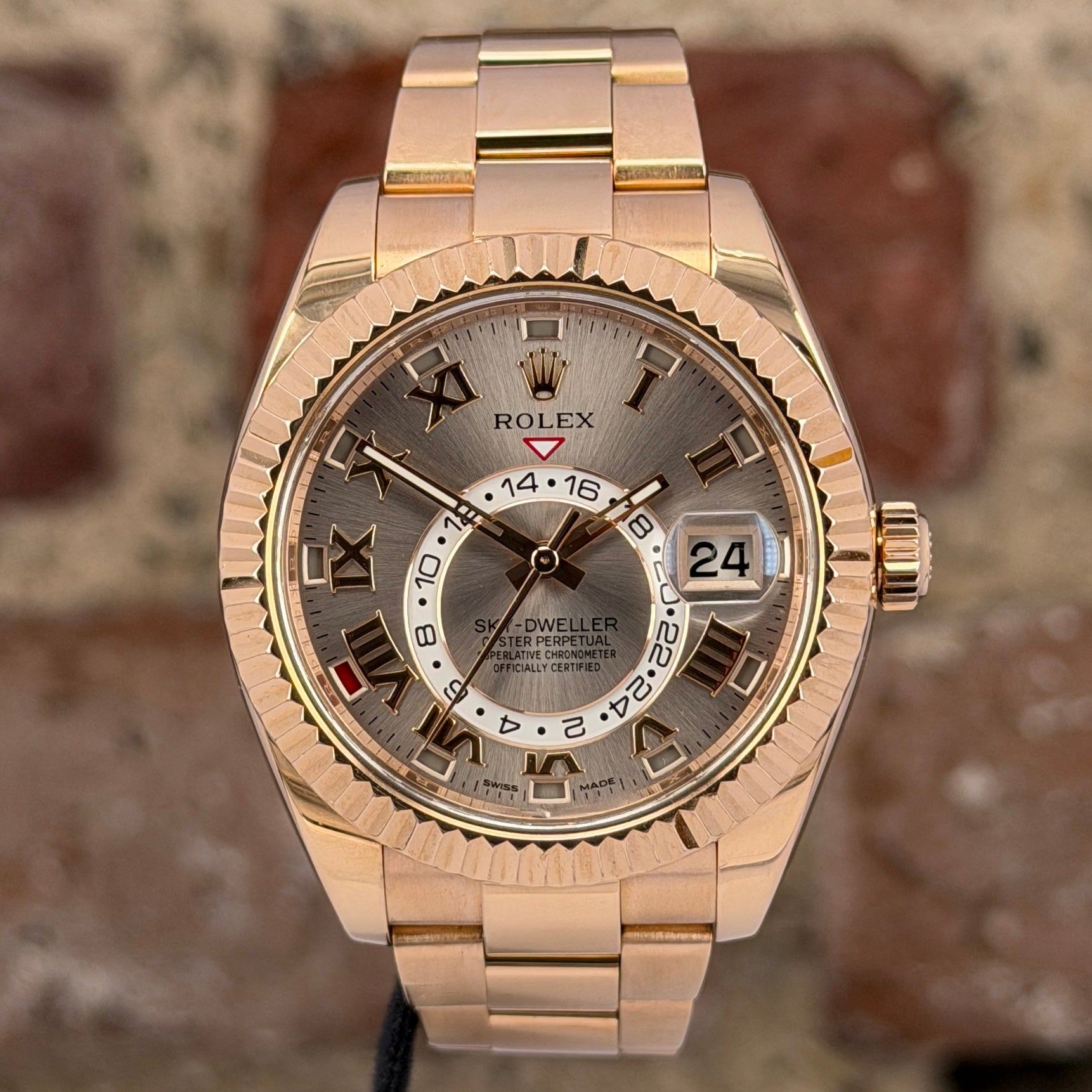 Rolex Skydweller 42 - Sundust Zifferblatt, Modell 2015, Ref.326935
